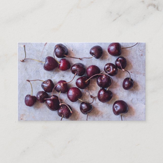 Tarjeta De Visita Cerezas (Anverso)