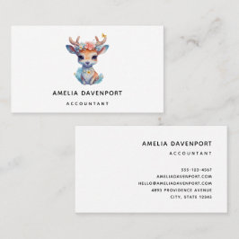 Tarjeta De Visita Cerveza con hormigas y flores