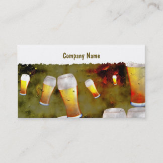 Tarjeta De Visita Cerveza del Grunge