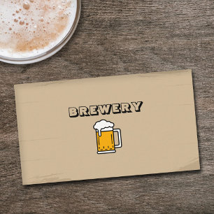 Tarjeta De Visita Cerveza Mug - Rústica cervecera