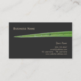 Tarjeta De Visita Césped Cubrimiento de la Naturaleza de la hierba