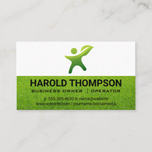 Tarjeta De Visita Césped   Herramientas de jardinería   Logo de Gree