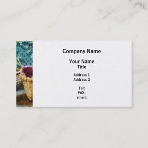 Tarjeta De Visita Cesta Con Punto - Acabado Platino