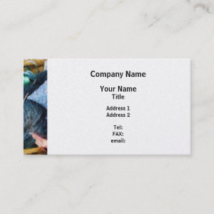 Tarjeta De Visita Cesta de suministros de costura - Acabado platino