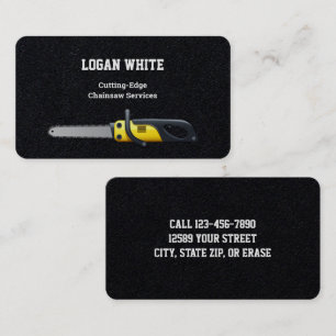 Tarjeta De Visita Chainsaw Master Premium