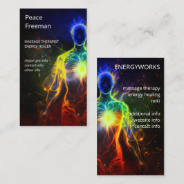 Tarjeta De Visita Chakras | Auras humanas | Energy Healer