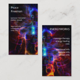 Tarjeta De Visita Chakras | Auras humanas | Energy Healer