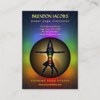 Chakras de Yoga Yin Yang Pose Teacher Grande Verti