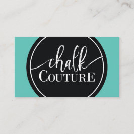 Tarjeta De Visita Chalk Couture Custom Business Card