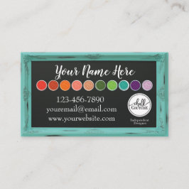 Tarjeta De Visita Chalk Couture Custom Business Card