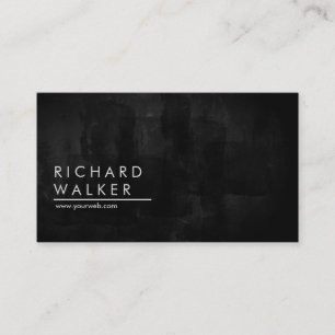 Tarjeta De Visita Chalkboard Black board Profesional Moderno Elegant
