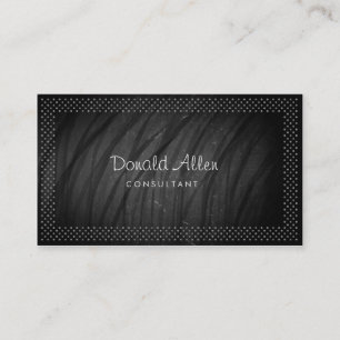 Tarjeta De Visita Chalkboard Retro Slate Profesional Dotado