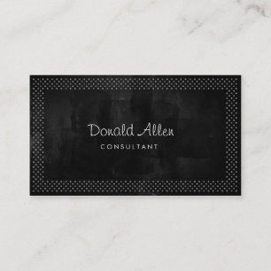 Tarjeta De Visita Chalkboard Retro Slate Profesional Dotado