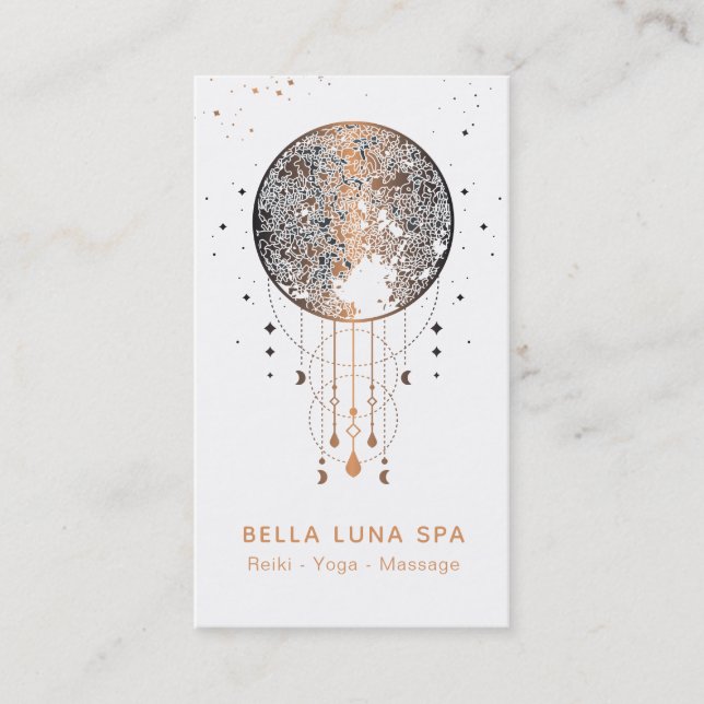 Tarjeta De Visita *~* Chamán del Universo Lunar Cósmico (Anverso)