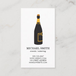 Tarjeta De Visita Champagne / Entusiasta