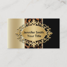 Champán elegante y estampado leopardo negro