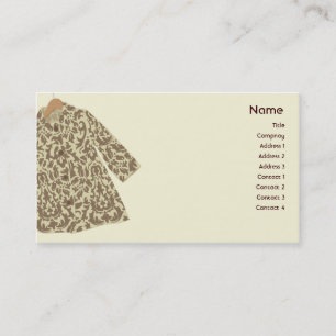 Tarjeta De Visita Chaqueta - negocio