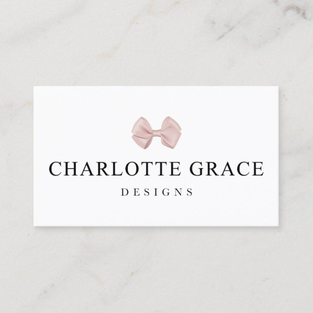 Tarjeta De Visita Charlotte Grace (Anverso)