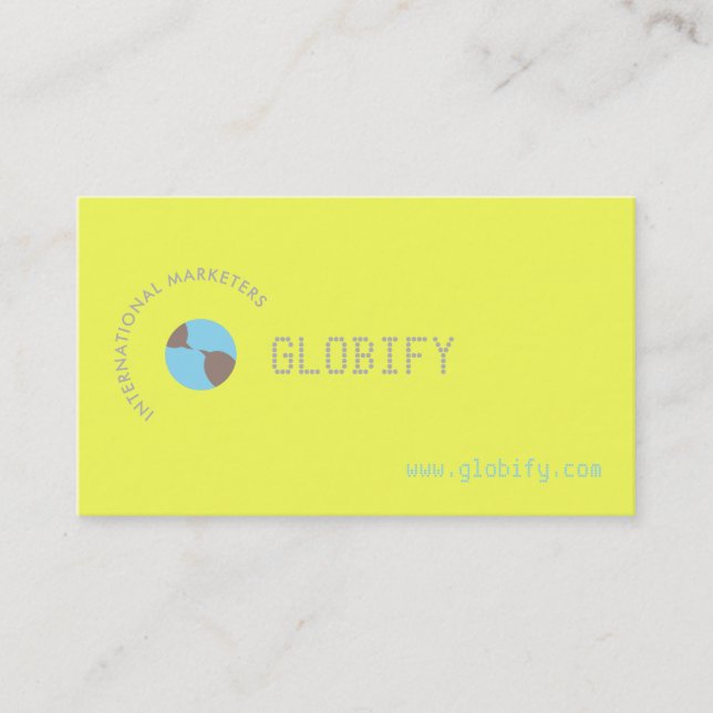 Tarjeta De Visita Chat de la Tierra (Anverso)