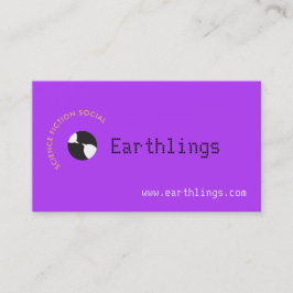 Tarjeta De Visita Chat de la Tierra