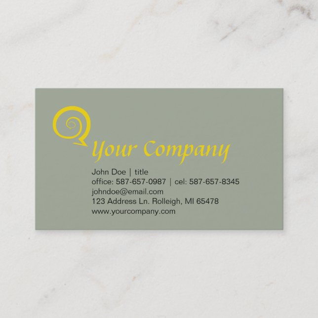 Tarjeta De Visita Chat en espiral (Anverso)