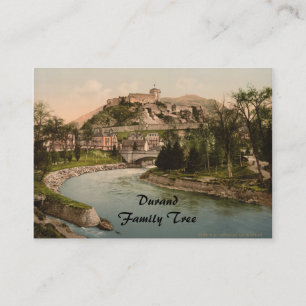 Tarjeta De Visita Château Fort de Lourdes, Lourdes, Francia