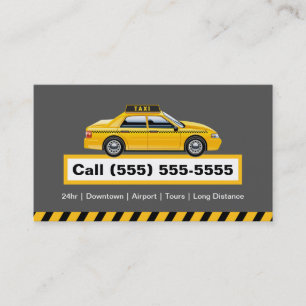 Tarjeta De Visita Chauffeur de conductor de taxi con licencia - gorr