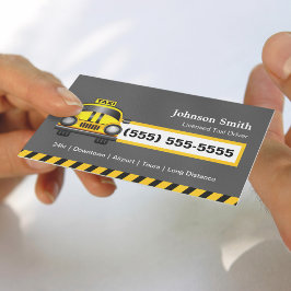 Tarjeta De Visita Chauffeur de taxista urbano - gorra amarilla