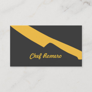 Tarjeta De Visita Chef Catering Food Restaurant Business Card