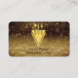 Tarjeta De Visita Chef Catering Restaurant Kitchen Tools Personal