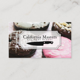 Tarjeta De Visita Chef culinario   Donuts