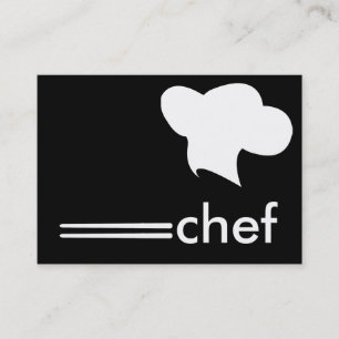Tarjeta De Visita Chef de cocina japonesa