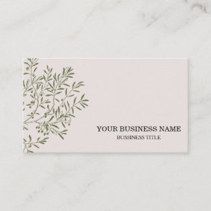 Tarjeta De Visita Chef de Oleícola Personalizado