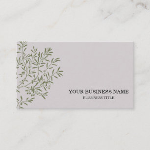 Tarjeta De Visita Chef de Oleícola Personalizado