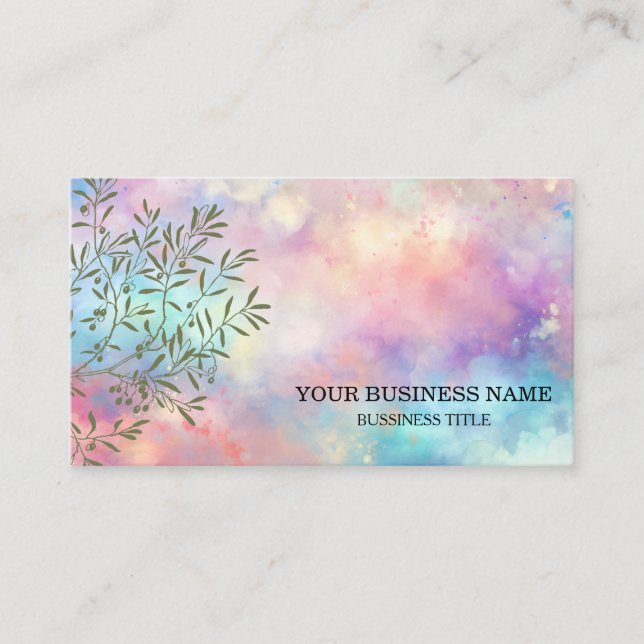 Tarjeta De Visita Chef de Oleícola Personalizado (Anverso)