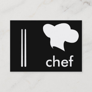 Tarjeta De Visita Chef japonés de cocina