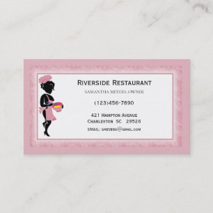Tarjeta De Visita Chef Lady Business Cards