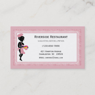 Tarjeta De Visita Chef Lady Business Cards