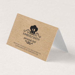 Tarjeta De Visita Chef Natural
