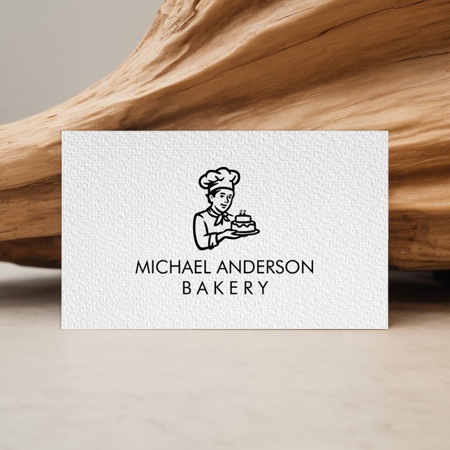 Tarjeta De Visita Chef Pastelero de Panadería Profesional (Subido por el creador)