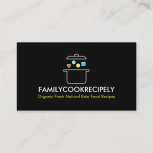 Tarjeta De Visita Chef Personal Cocina Catering Restaurante