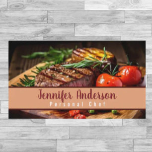 Tarjeta De Visita Chef Personal Sous Chef Restaurante