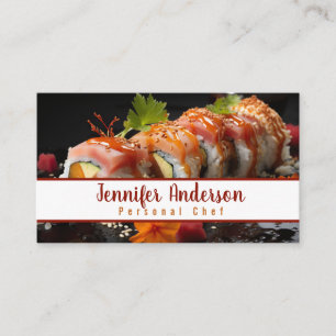 Tarjeta De Visita Chef Personal Sous Chef Restaurante