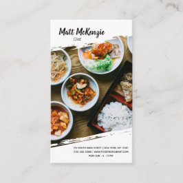 Tarjeta De Visita Chef profesional