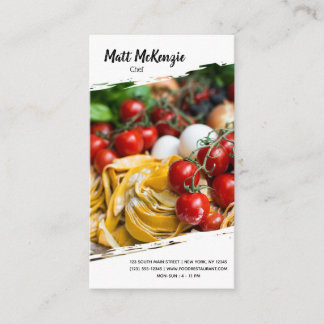 Tarjeta De Visita Chef profesional
