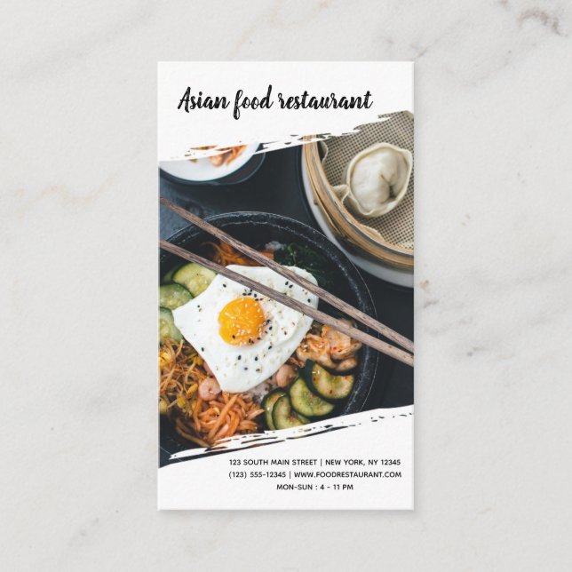 Tarjeta De Visita Chef profesional (Anverso)