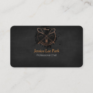 Tarjeta De Visita Chef profesional / Chef personal / salón de comid
