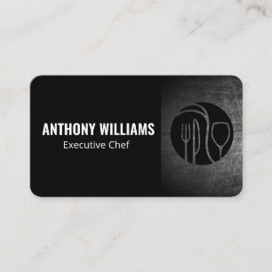 Tarjeta De Visita Chef Restaurante Alta cocina