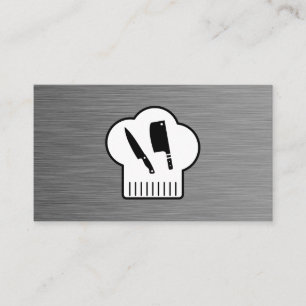 Tarjeta De Visita Chefs Gorra Carnicero