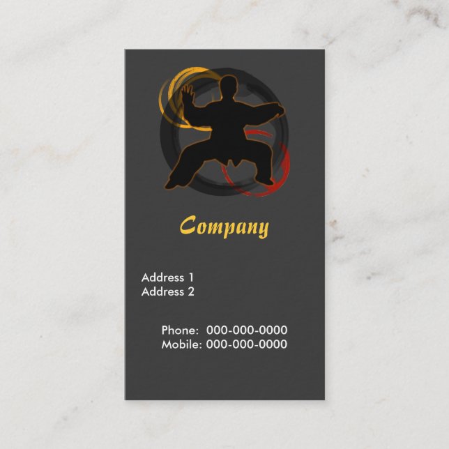 Tarjeta De Visita Chen Tai Ji (Anverso)